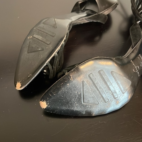 Enrico Gibellieri strappy wrap sandals, black, made in Italy, suede, size 8 tts - Picture 11 of 17